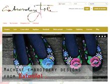 Tablet Screenshot of embroideryfile.com